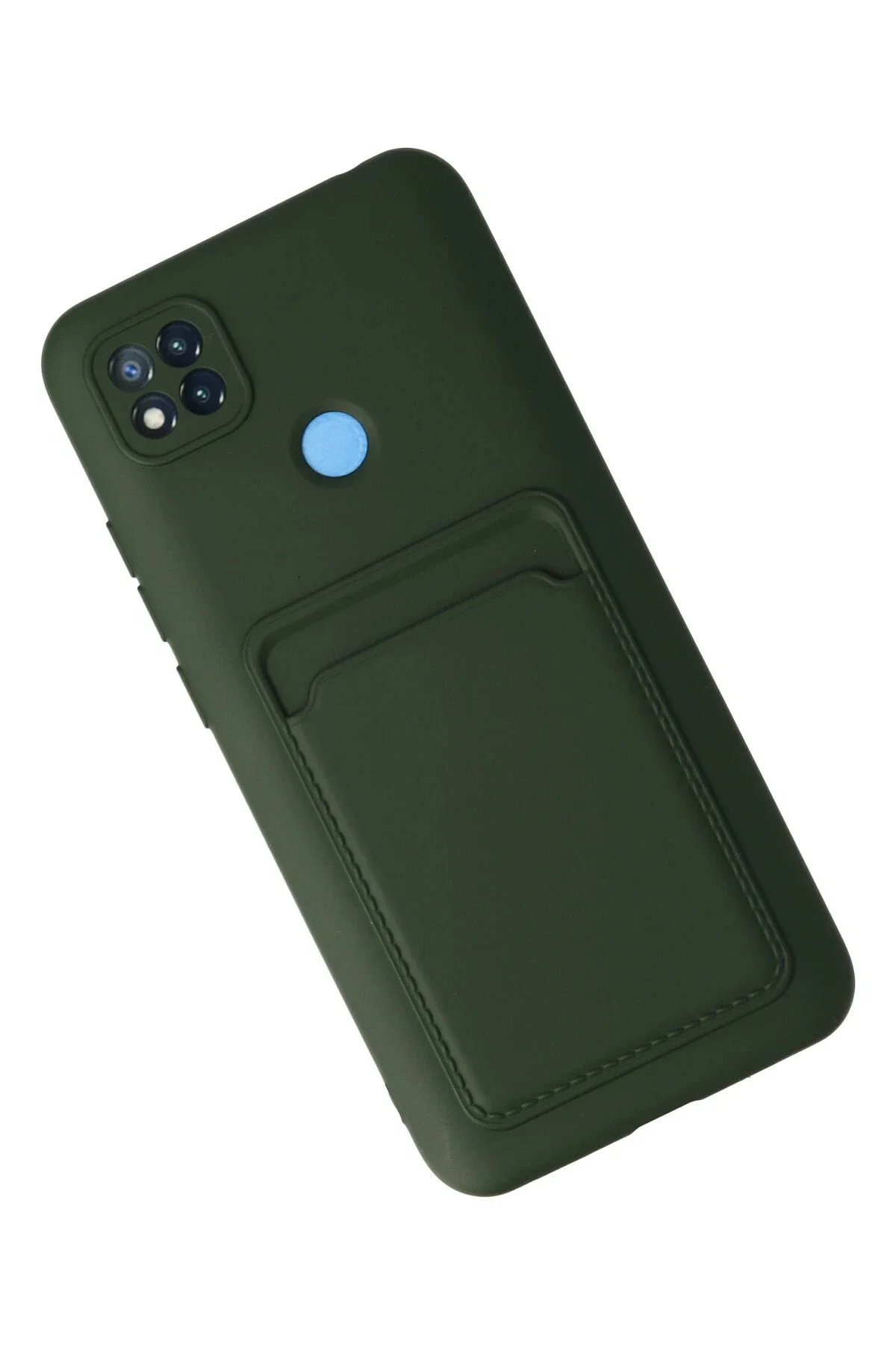 Newface Xiaomi Redmi 9c Kılıf Kelvin Kartvizitli Silikon - Koyu Y