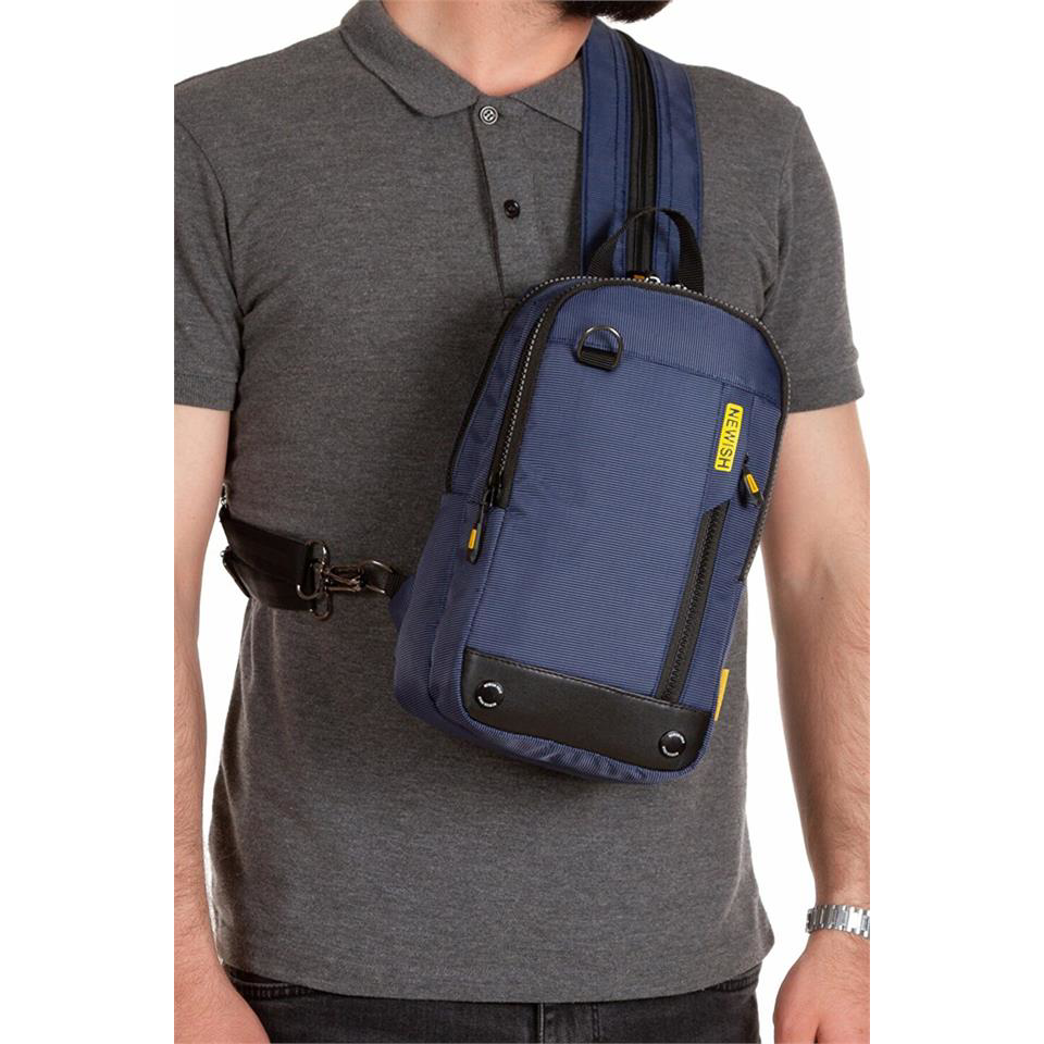 Newish Polo  İmperteks Su Geçirmez Bodybag Sırt Çantası Lacivert