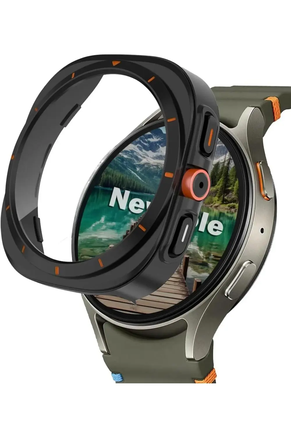 Newpole Galaxy 7 40MM İçin Ultra Görünümlü Ekran Koruyucu Kılıf -