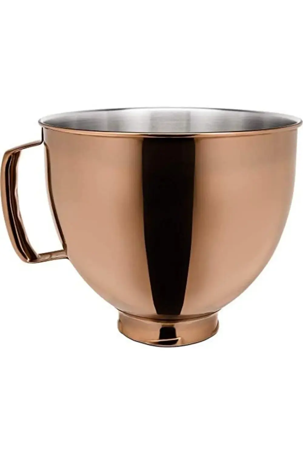 newpolyx 4,8 L Stand Mikser İçin Paslanmaz Çelik Kase Parlak Bakı