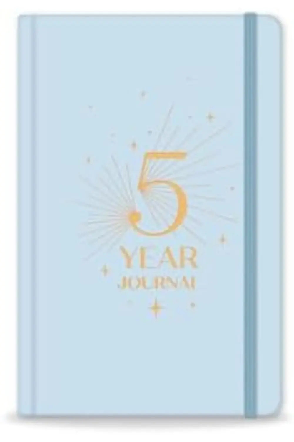 newpolyx 5 Yıllık Süresiz Günlük Ajanda 13x21 - Mavi goldglint 39