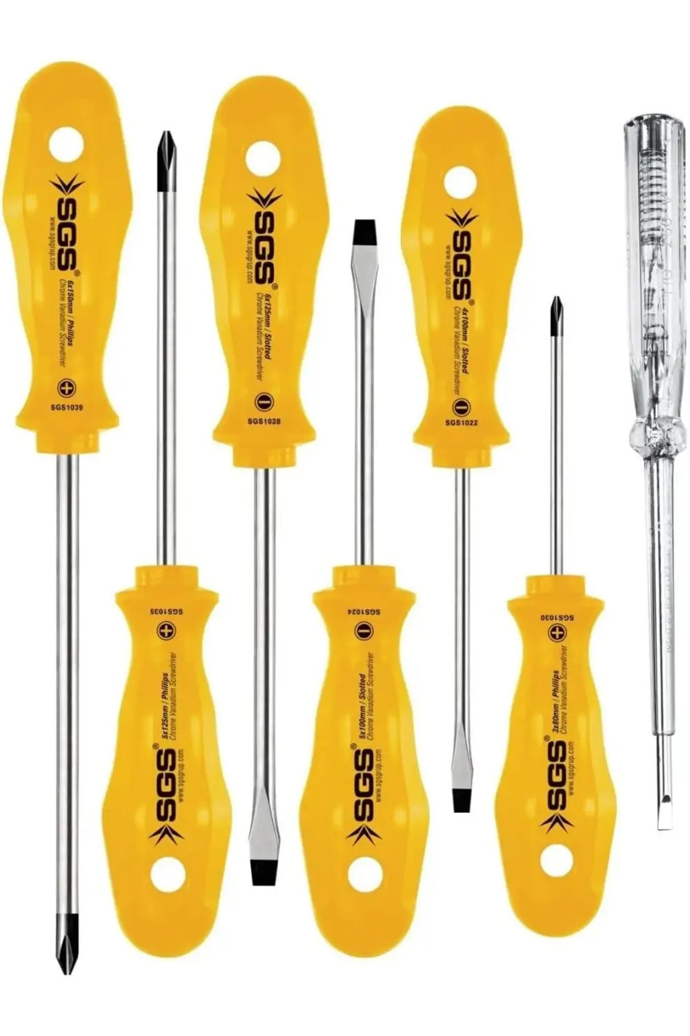 newpolyx 7'li Tornavida Seti (Yellow Series) Sgs1040 goldglint 39