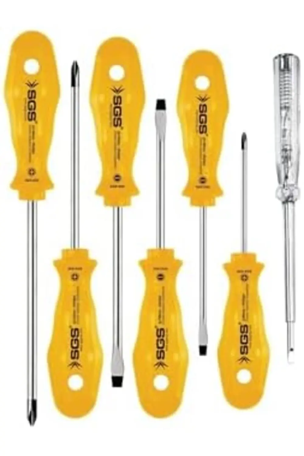 newpolyx 7'li Tornavida Seti (Yellow Series) Sgs1040 goldglint 39