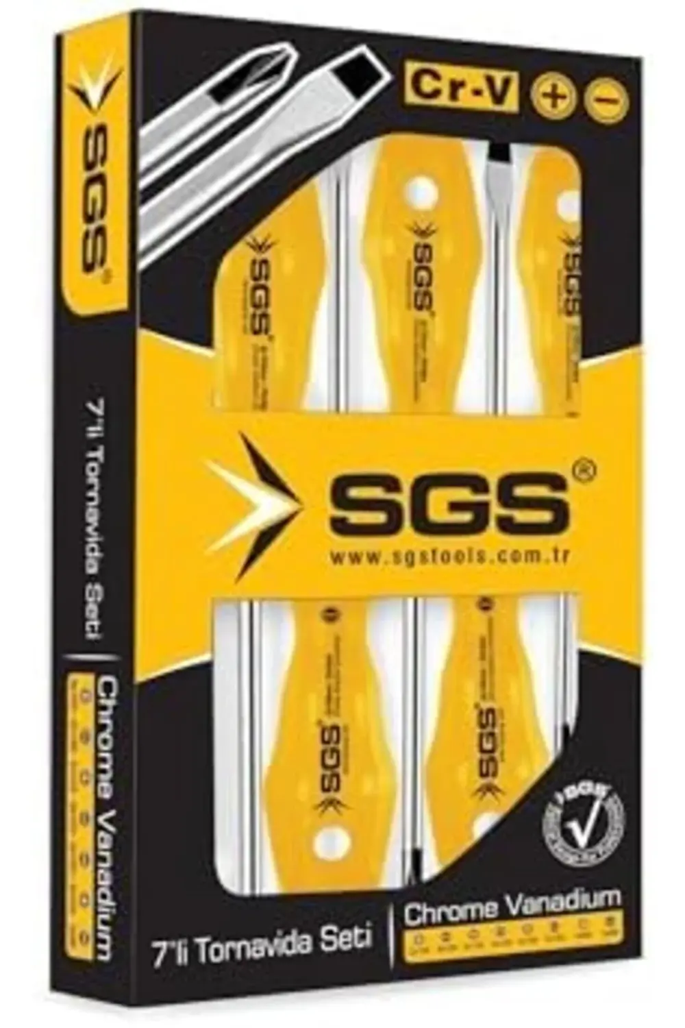 newpolyx 7'li Tornavida Seti (Yellow Series) Sgs1040 goldglint 39