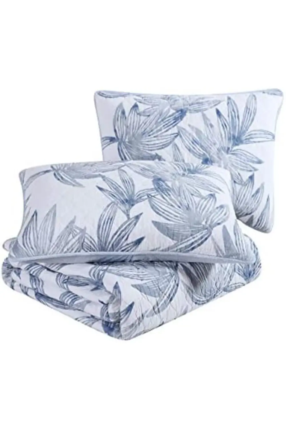 newpolyx Bahama Yorgan Takımı, Pamuk, Mavi, Kraliçe goldglint 395