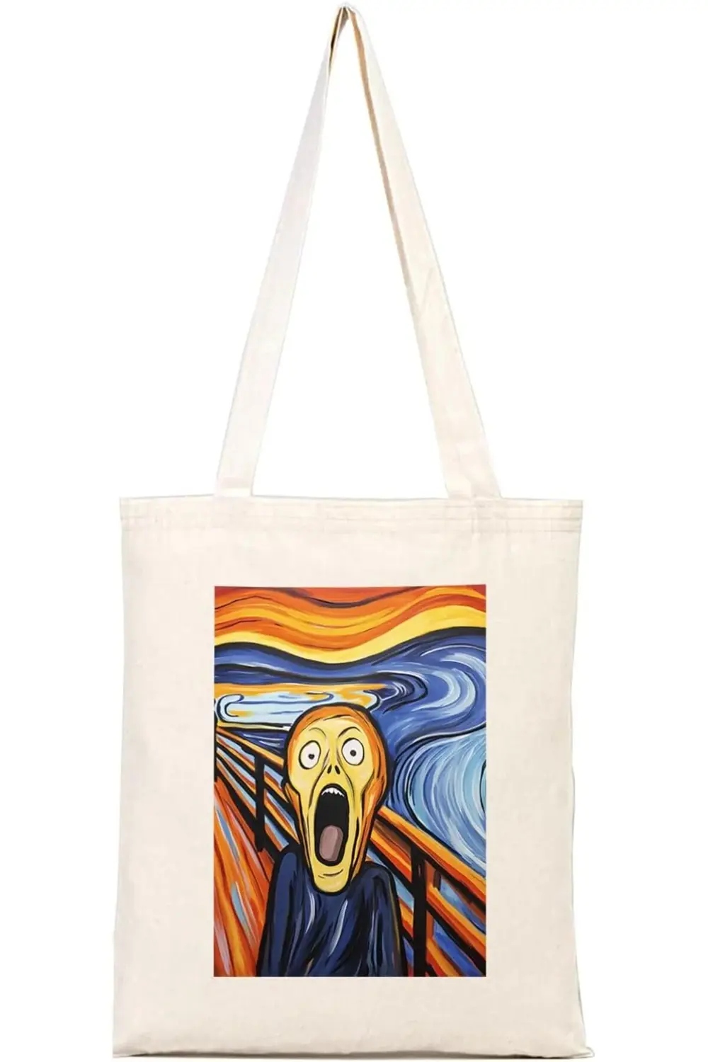 newpolyx Çığlık Tablosu illustrasyon Bez Çanta goldglint 395519