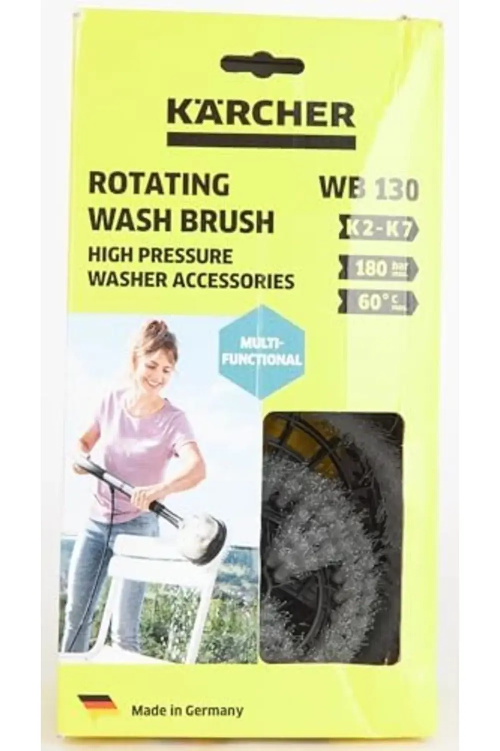 newpolyx Döner yıkama fırçası WB 130, evrensel fırça başlığı, K 2