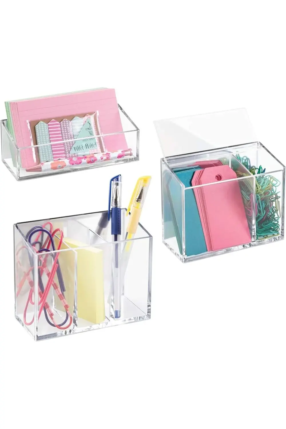 newpolyx Kırtasiye Malzemesi Düzenleyici Kapaklı,Kendinden Yapışk