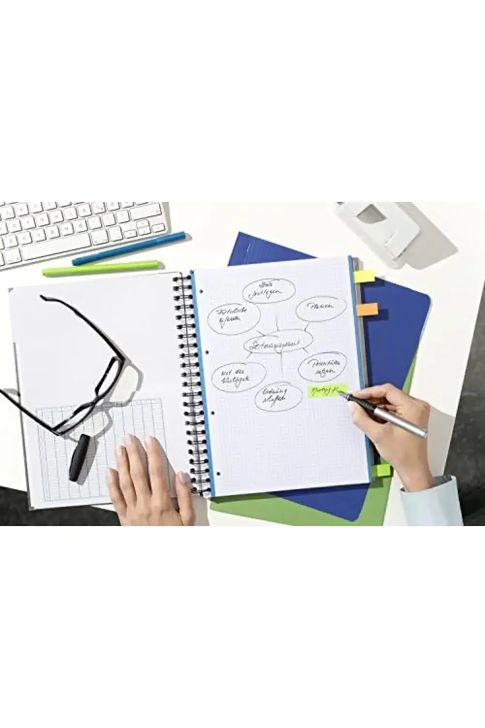 newpolyx Not Sayfa İşareti, 5 Renk, 100 Yaprak goldglint 395519