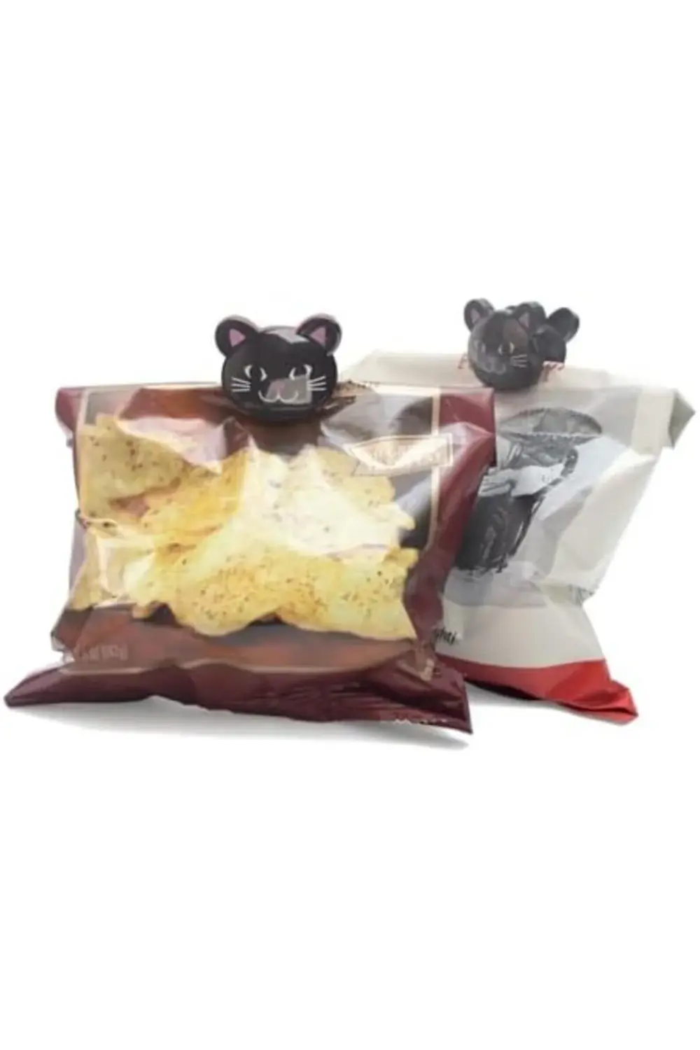 newpolyx Poşet Klipsi Kedi 6'lı Siyah goldglint 395519