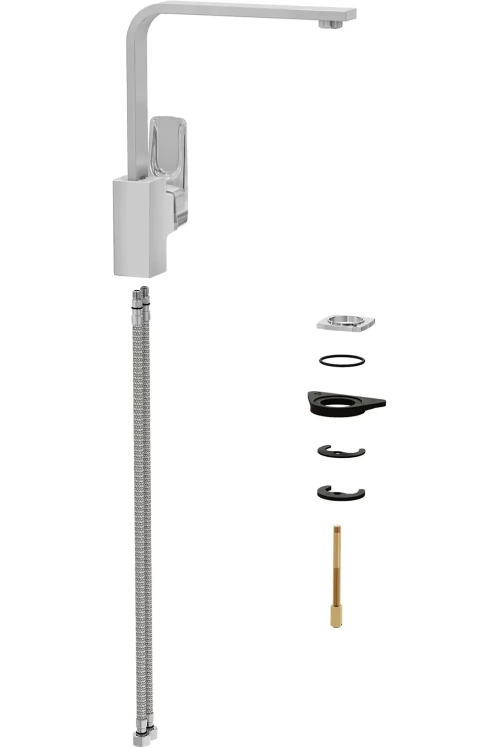 newpolyx Root Square A42753 Eviye Bataryası, Krom goldglint 39551