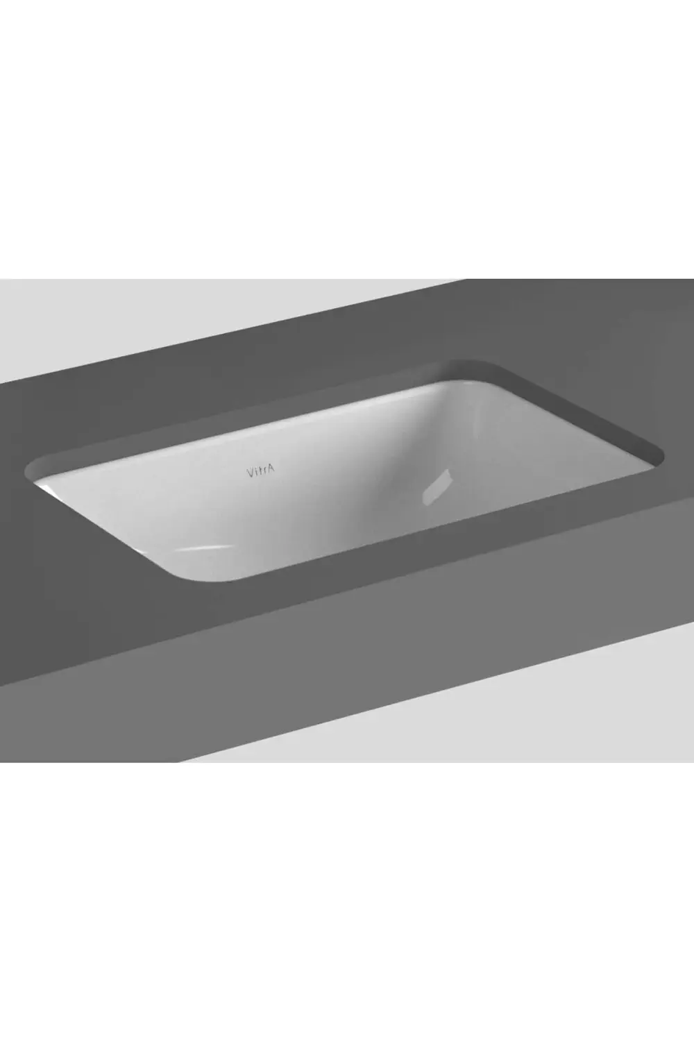 newpolyx S20 5473B003-0618 Tezgah Altı Lavabo 45 cm, Beyaz goldgl