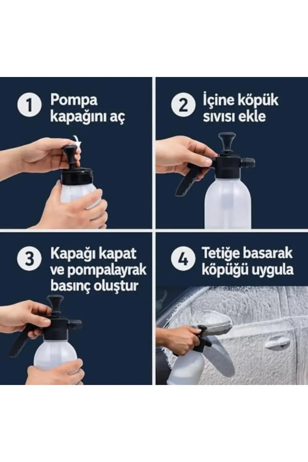 newpolyx SMX Köpük Yapıcı Pompa 2 Litre Kapasiteli Boş Şişe,Kimya