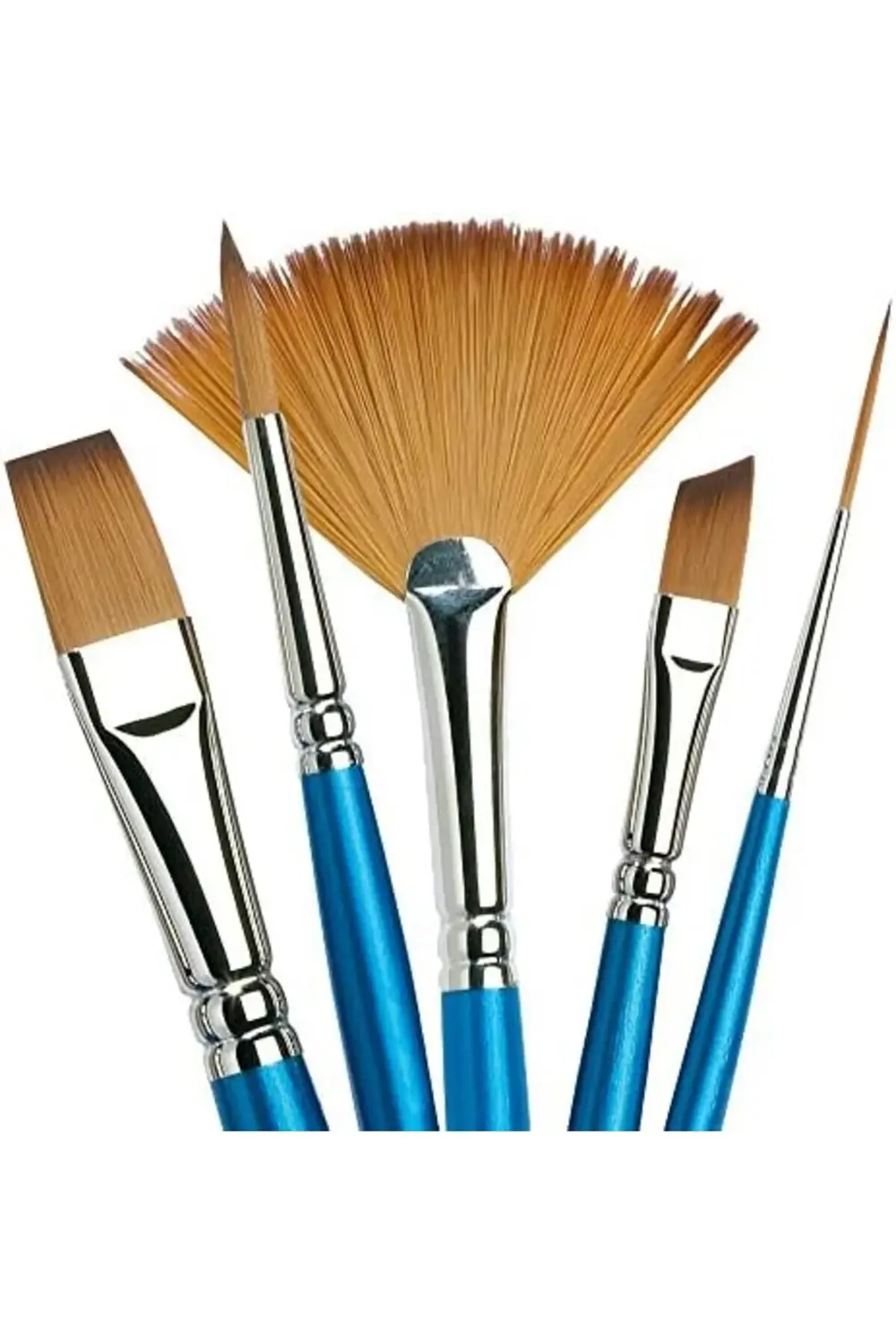 & Newton 5389119 boya fırçası, ahşap, şeffaf, 1,5 x 2,5 x 24,5 cm