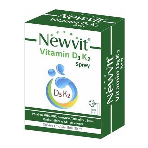 Newvıt Vıtamın D3 K2 Sprey 30 Ml