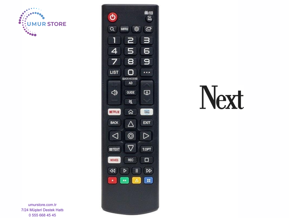 Next 65020FS2 Webos Smart Televizyon Kumandası-Mikrofonsuz Next 65020FS2 Webos Smart Televizyon Kumandası-Mikrofonsuz