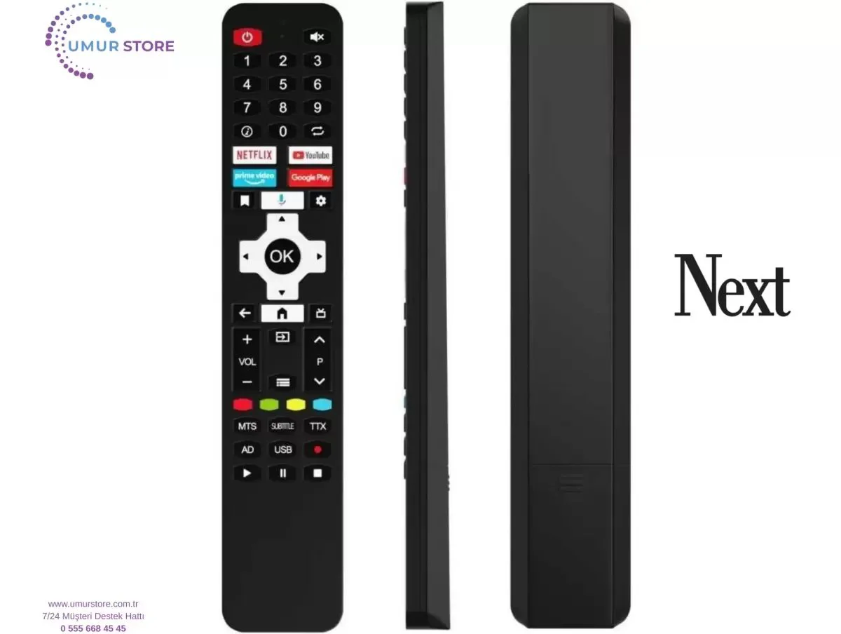 Next İle Uyumlu Model YE-55GFSG8-4K Mikrofonlu Smart Tv Kumanda Next İle Uyumlu Model YE-55GFSG8-4K Mikrofonlu Smart Tv Kumanda
