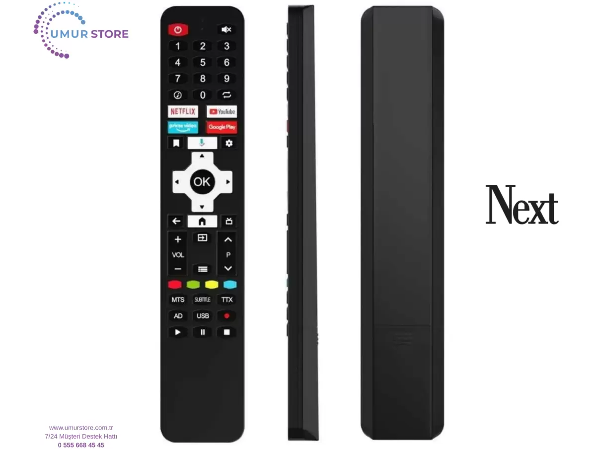 Next İle Uyumlu YE-50020GFSG5-4K Android Tv Kumanda-Mikrofonsuz Next İle Uyumlu YE-50020GFSG5-4K Android Tv Kumanda-Mikrofonsuz