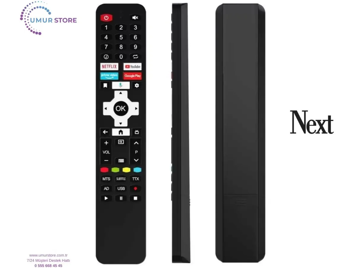 Next İle Uyumlu YE-55GFSG7-4K Android Tv Kumanda-Mikrofonsuz Next İle Uyumlu YE-55GFSG7-4K Android Tv Kumanda-Mikrofonsuz