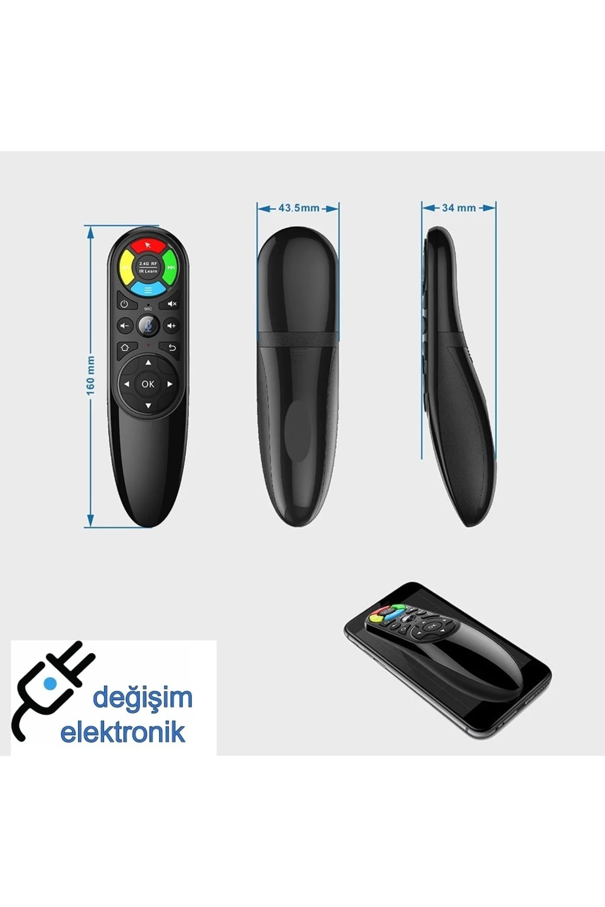 Next Mecool Km2 Android Kumandası Ses Komutlu