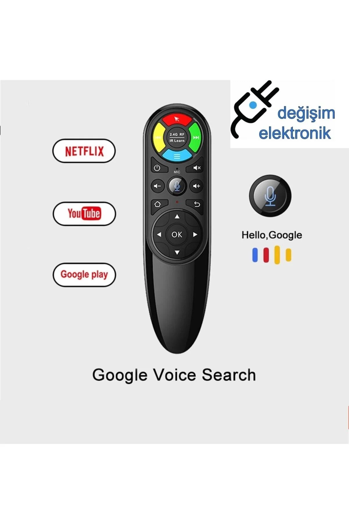 Next Mediabox Android Kumandası Ses Komutlu Next Mediabox Android Kumandası Ses Komutlu