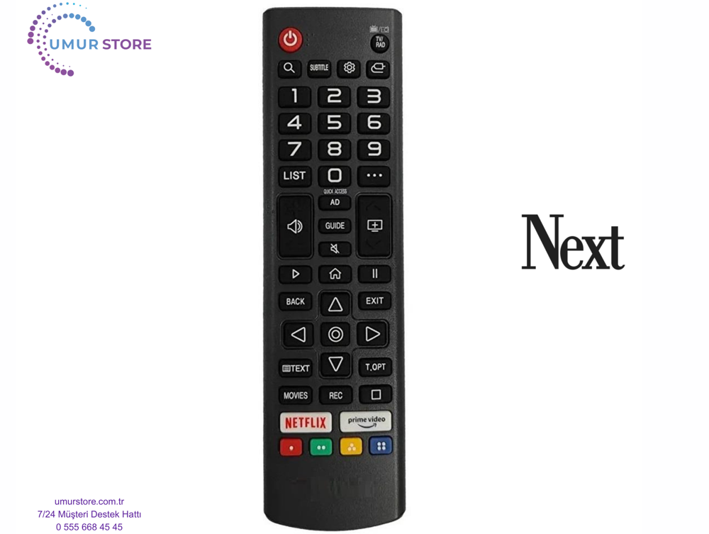 Next Webos Televizyon Uyumlu Kumanda-Mikrofonsuz Next Webos Televizyon Uyumlu Kumanda-Mikrofonsuz