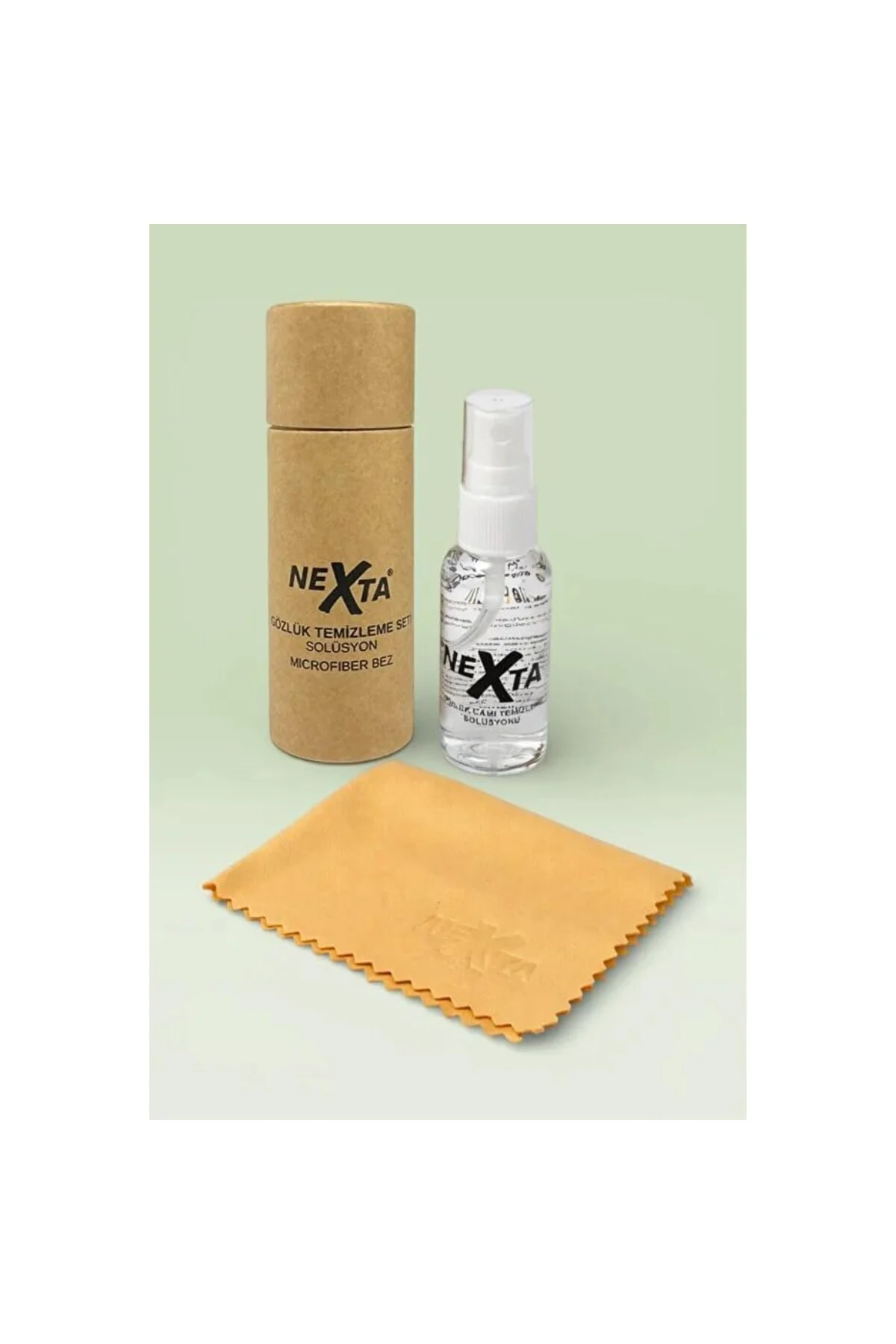 Nexta Gözlük Temizleme Seti - 30 ml Sprey, A Kalite Mikrofiber Be