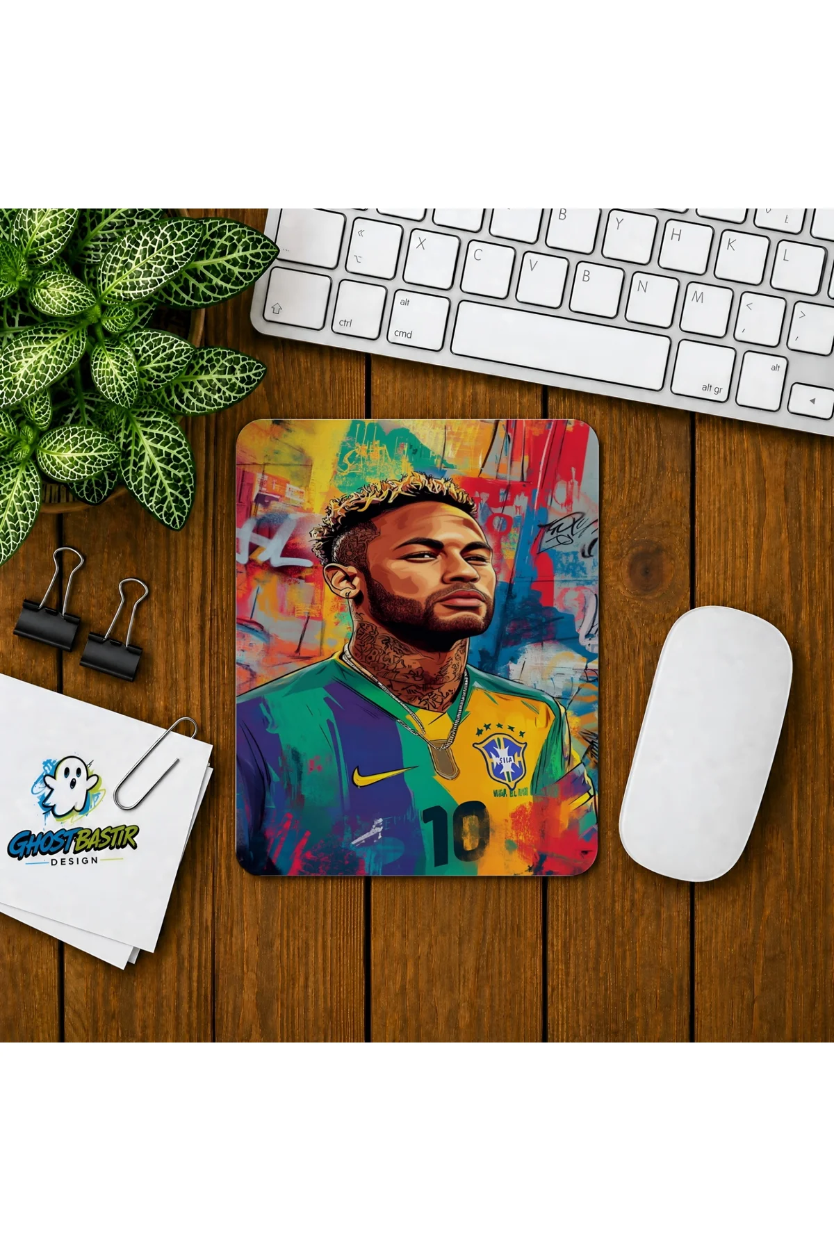 Neymar Jr. Baskılı Oyuncu Mousepad 0213