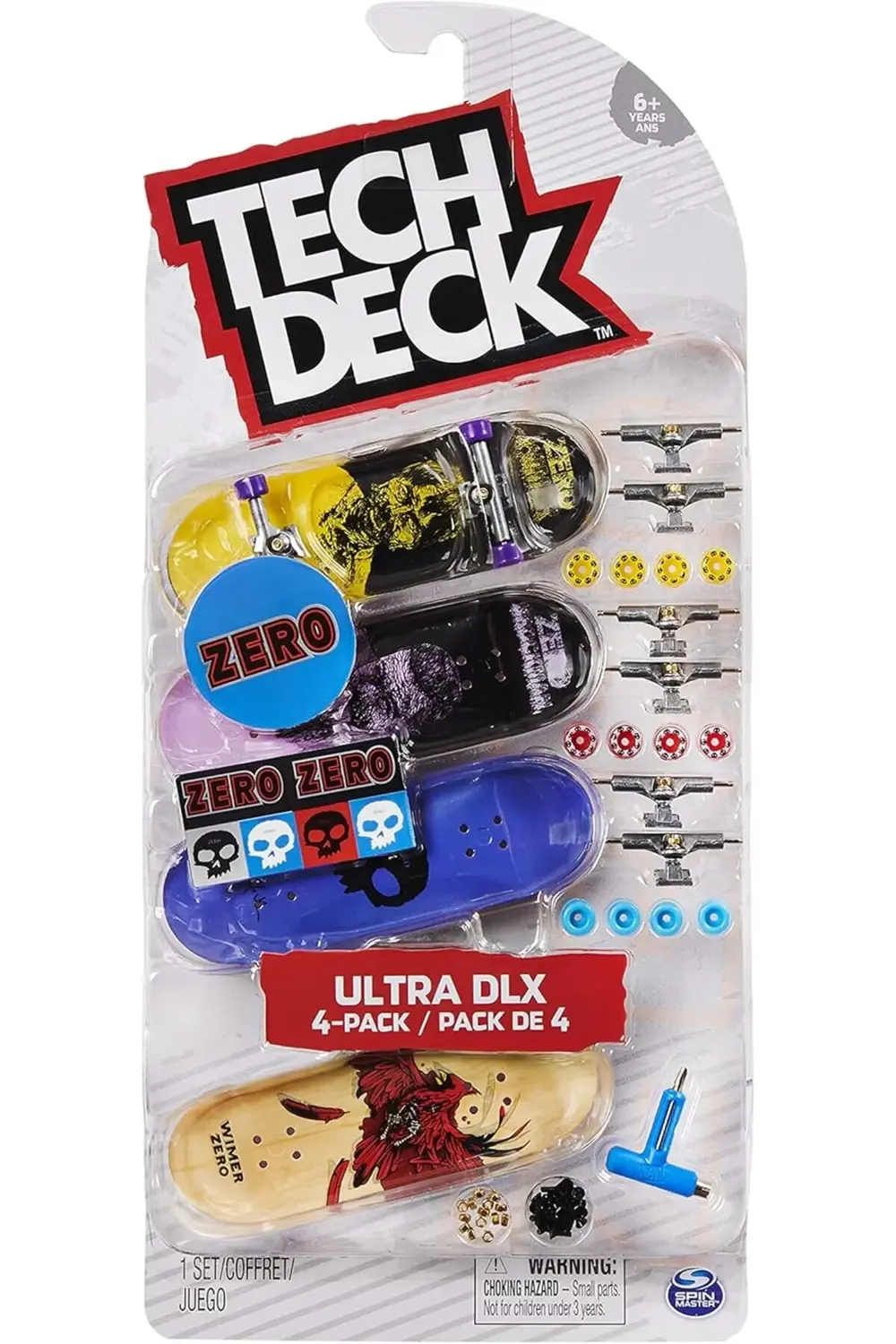 NfMax Deck, Ultra Deluxe 4'lü parmak kaykay seti, gerçeğe uygun k