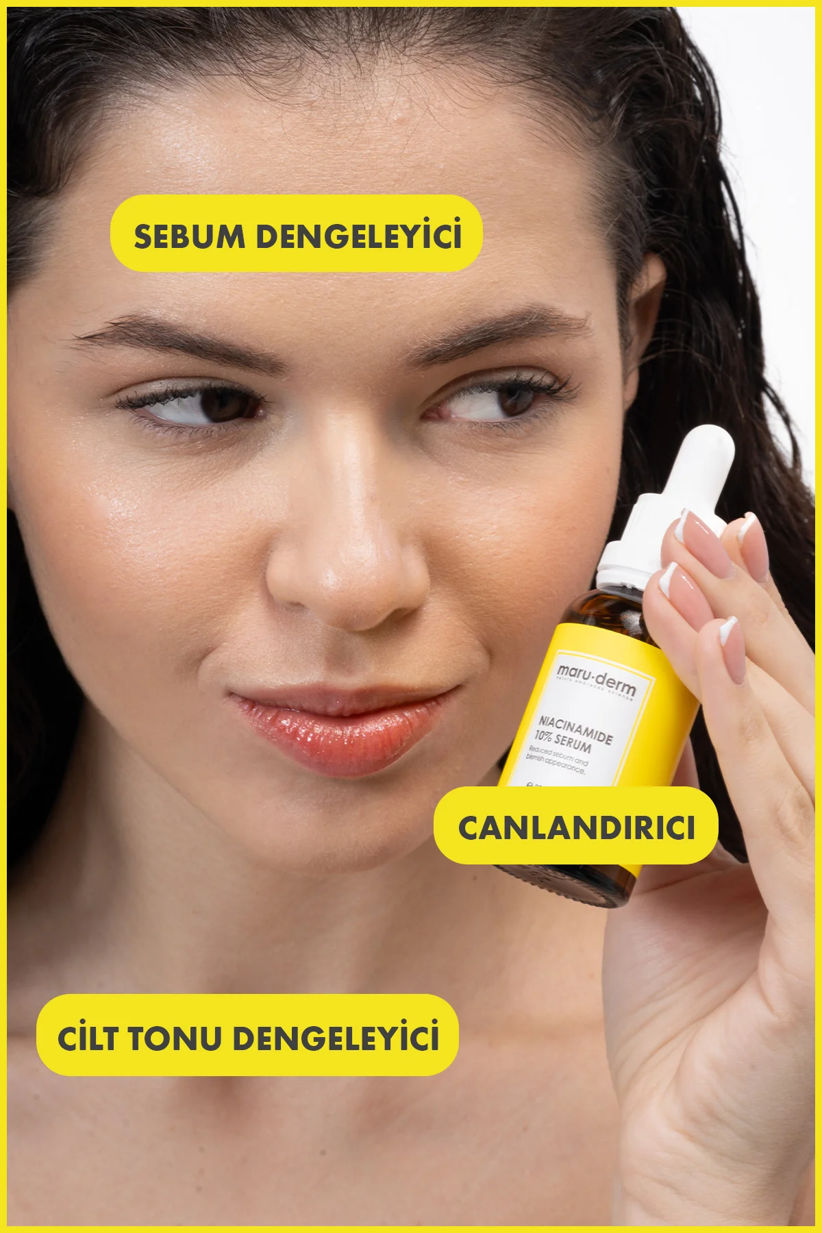 Niacinamide %10 + Hyalüronik Asit + Panthenol Cilt Bakım Serumu 3