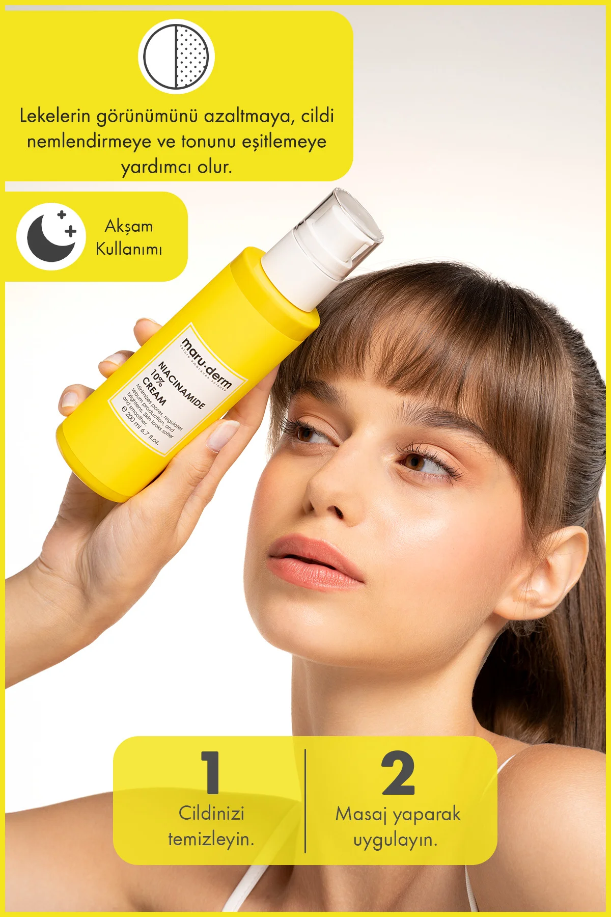 Niacinamide %10 Leke Karşıtı Ve Gözenek Sıkılaştırıcı Krem 200 ML