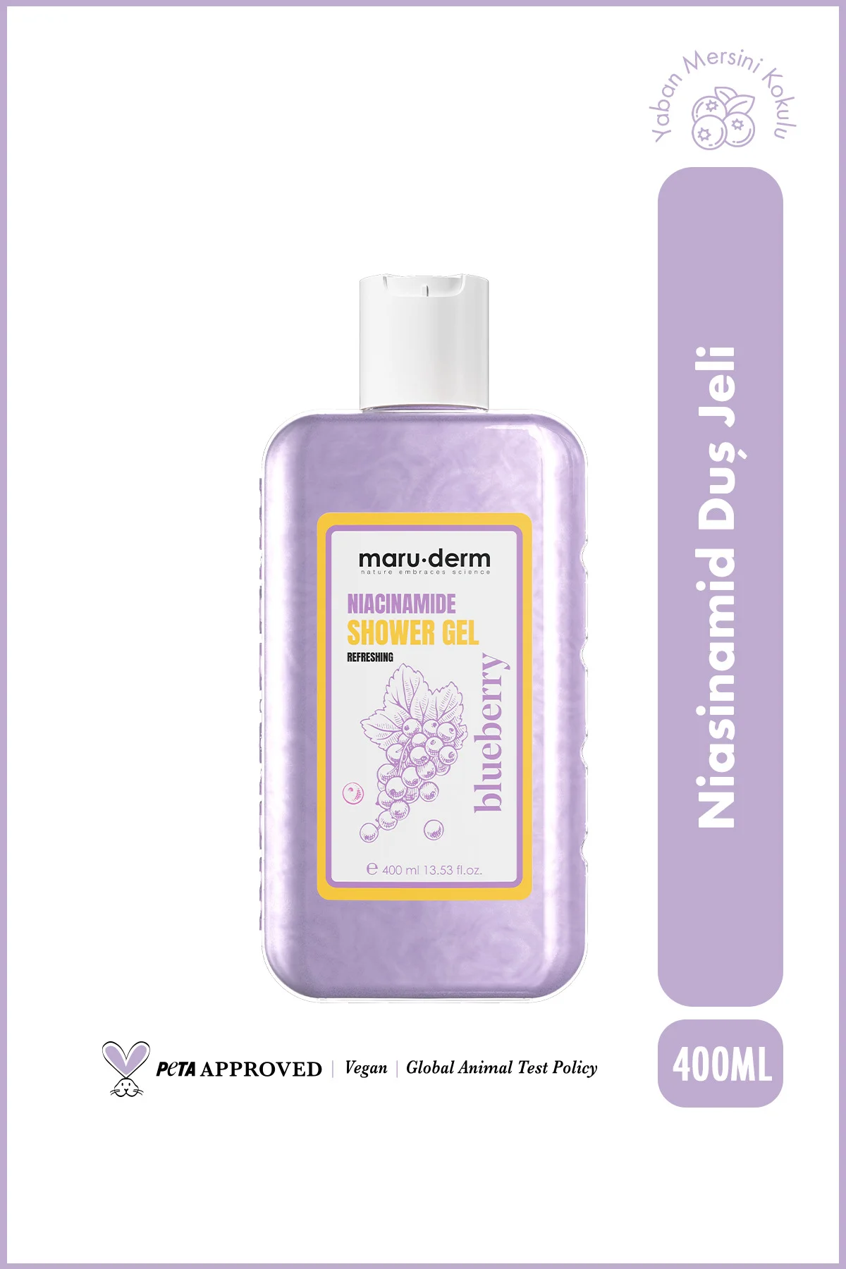 Niasinamid Duş Jeli 400 ML – Sıkılaştırıcı & Renk Eşitleyici Fera