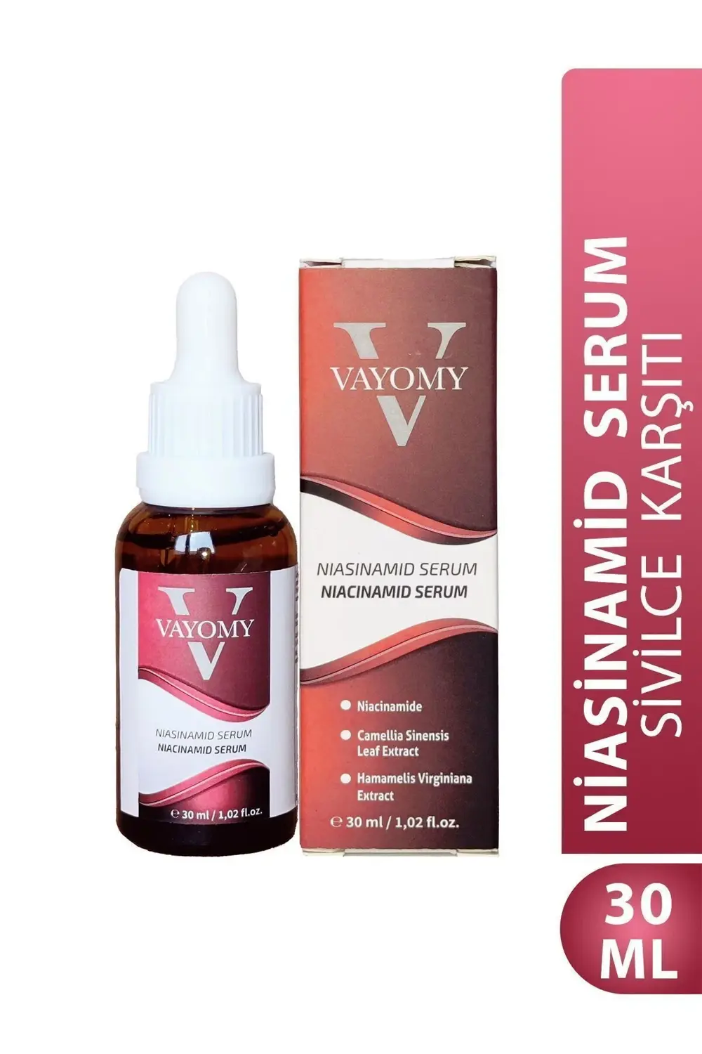 Niasinamid Sivilce, Siyah Nokta Ve Koyu Leke Karşıtı, Aydınlatıcı