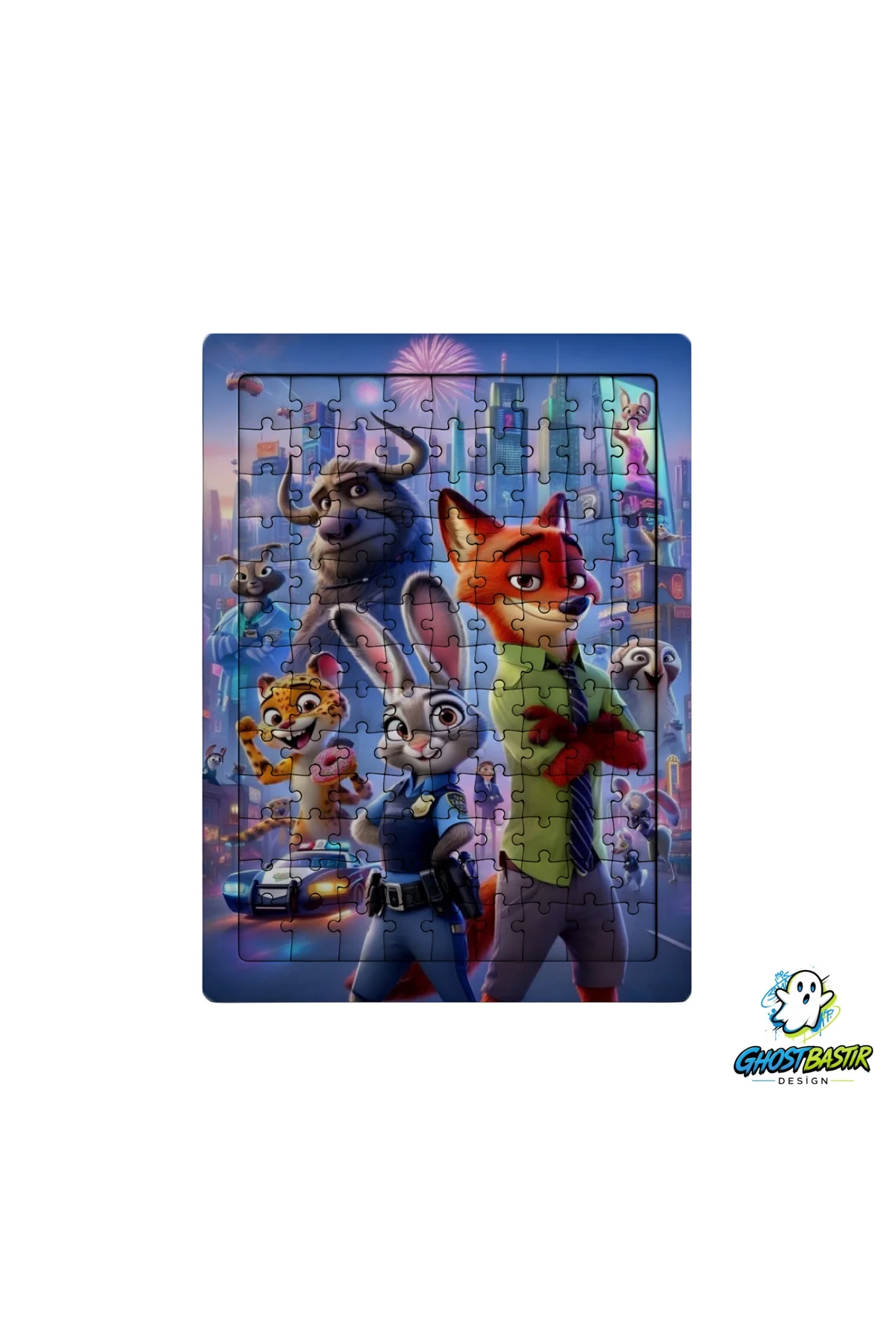 Nick ve Judy 99 Parça Ayaklı Puzzle – Dekoratif Çocuk Yapbozu 0253