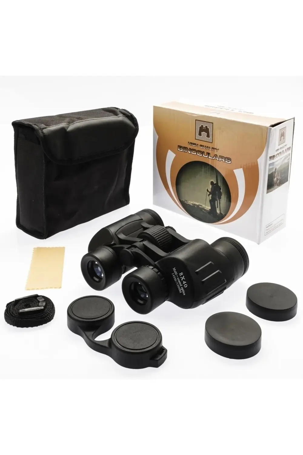 Nico 8x40 Yüksek Kaliteli Büyük Göz Mercekli Profesyonel El Dürbü