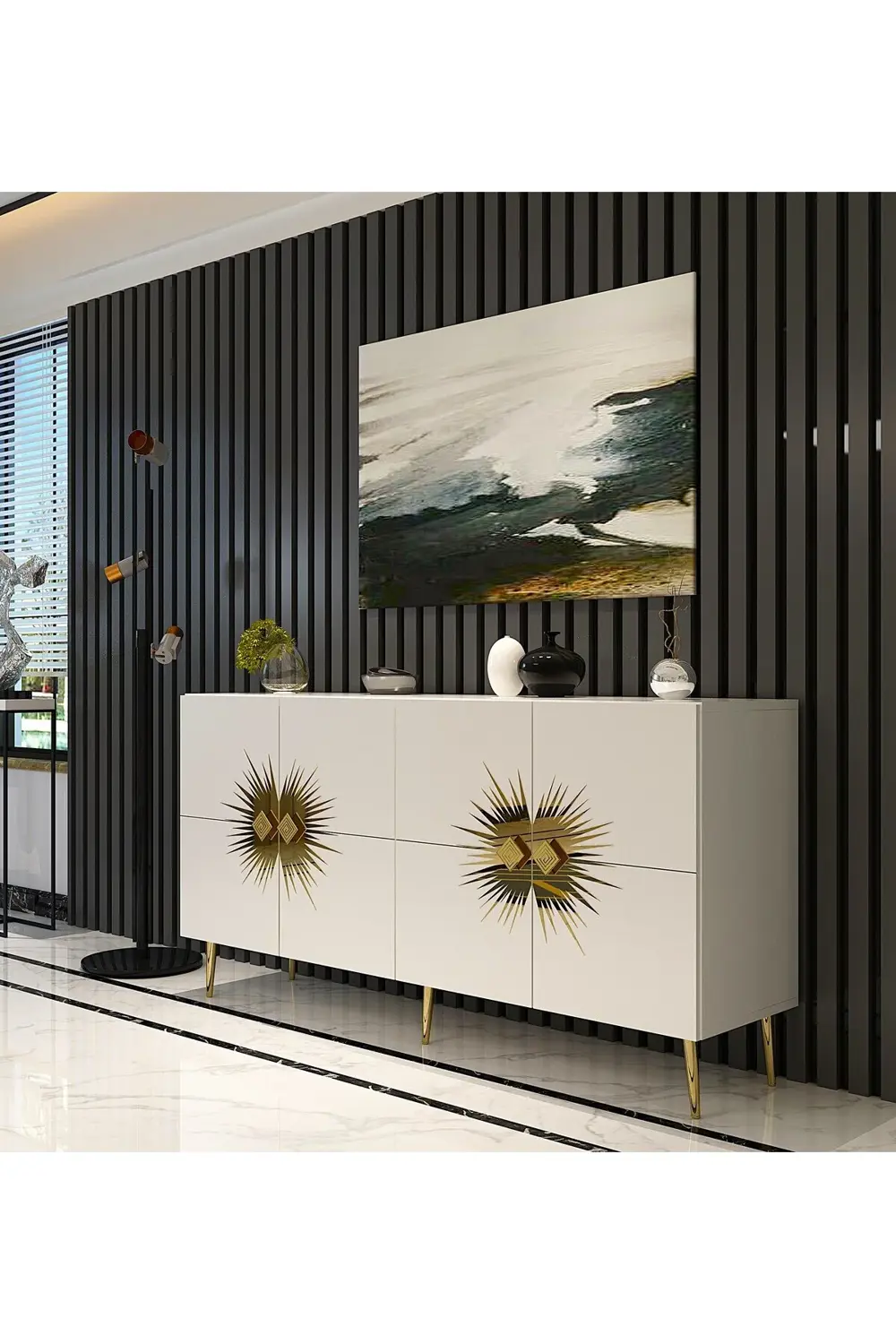 NİDACT (KB150) KONSOL BEYAZ-ALTIN