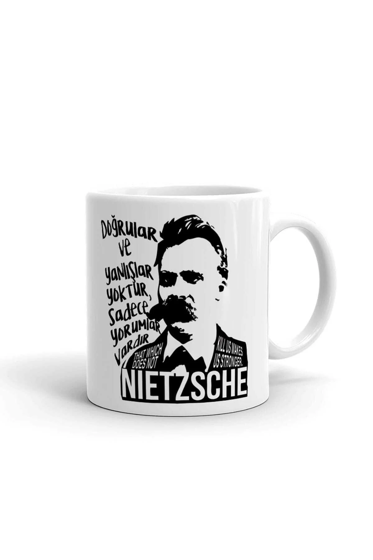 Nietzsche Seramik ithal Porselen Seramik Kupa Bardak