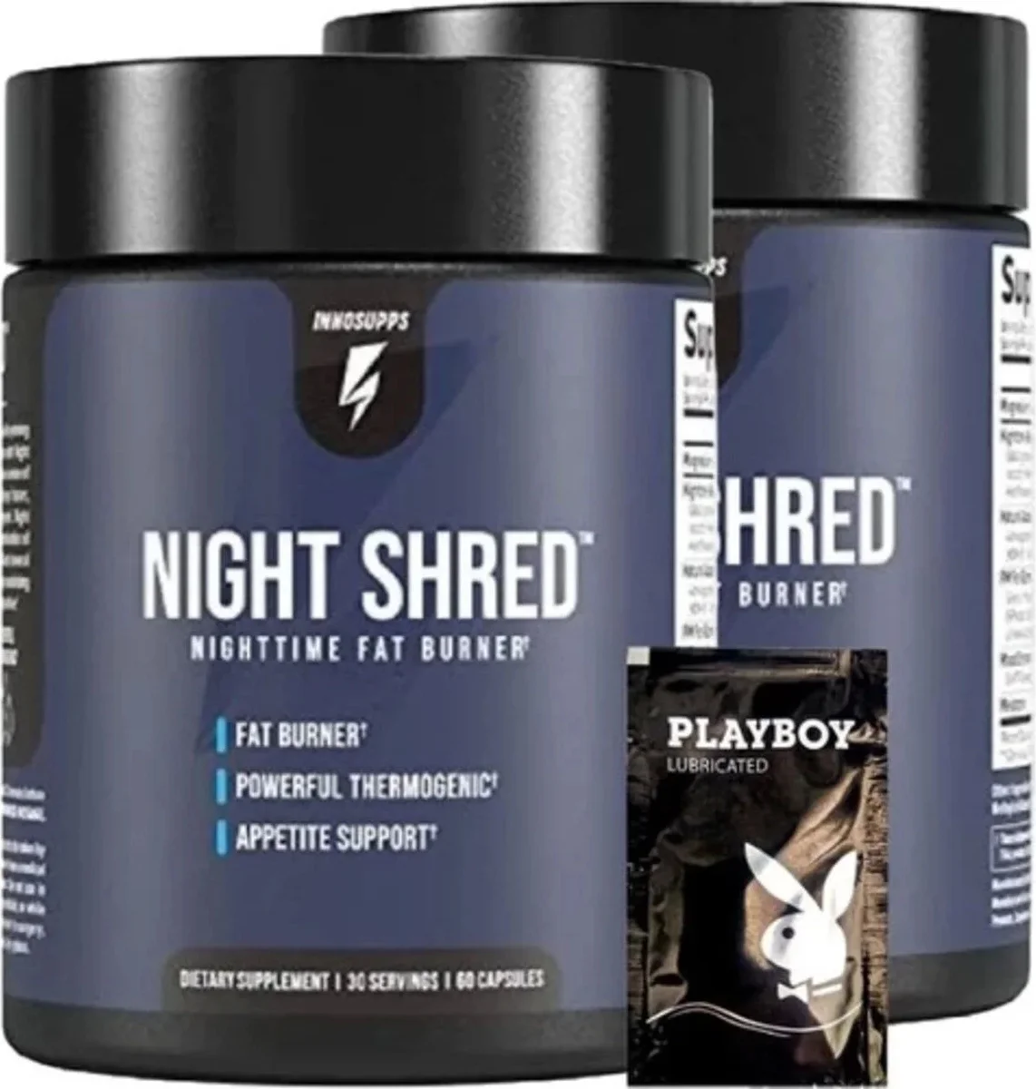 Night Shred Gece Yağ Yakıcı - 2 Adet 60 Kapsül + 1 Hediyeli Jel