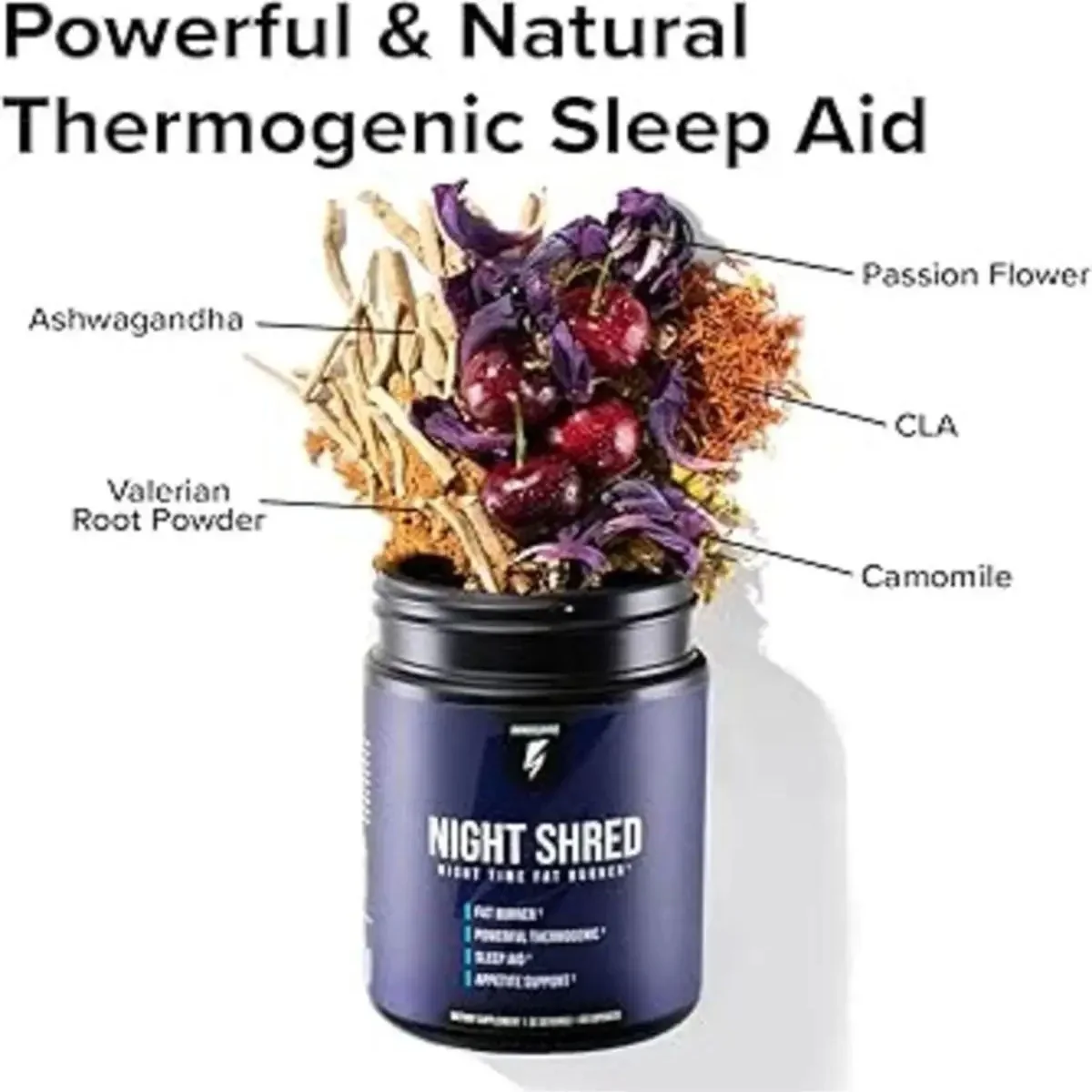 Night Shred Time Fat Burner – Gece Yağ Yakıcı Takviyesi, 60’lı x 3 Adet + 1 Jel Hediye