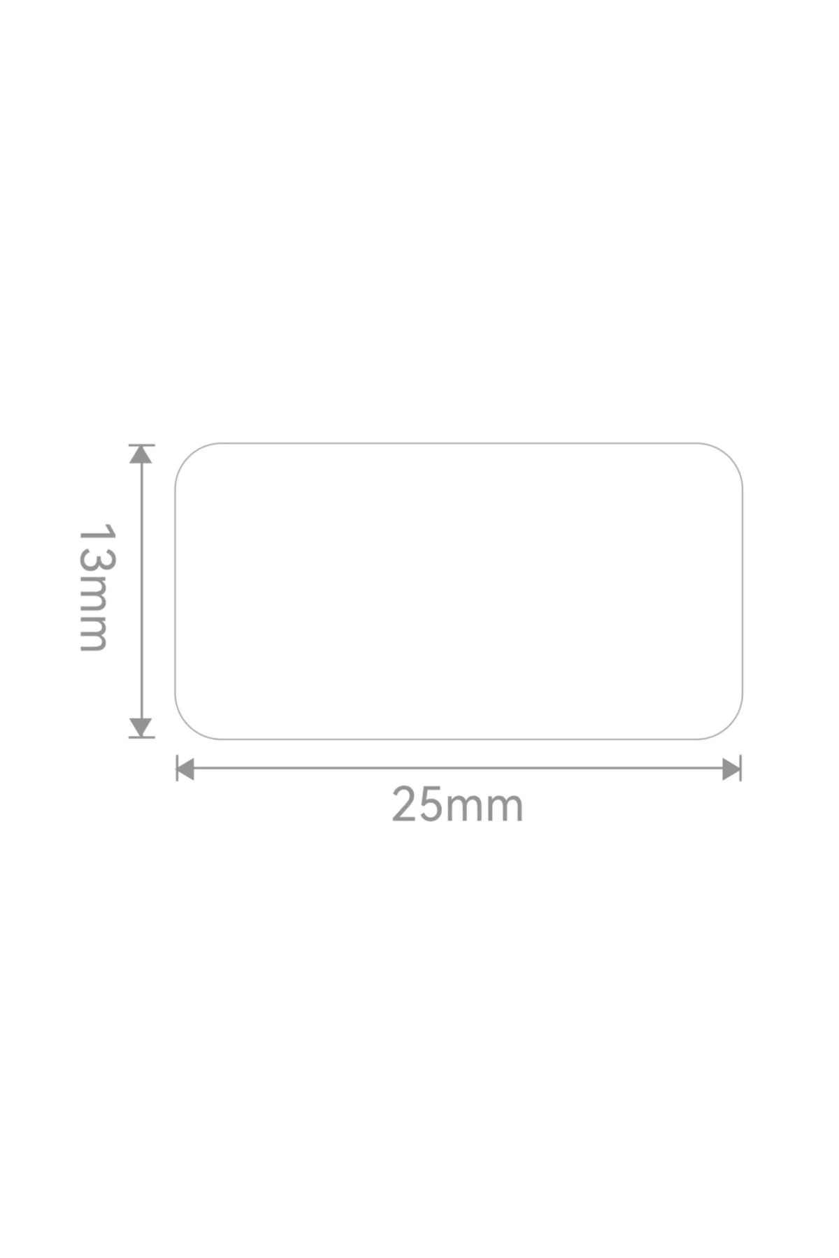 NIIMBOT EW25 Etiket 25mm x 13mm Low Temperature (-80°C) 390 etike