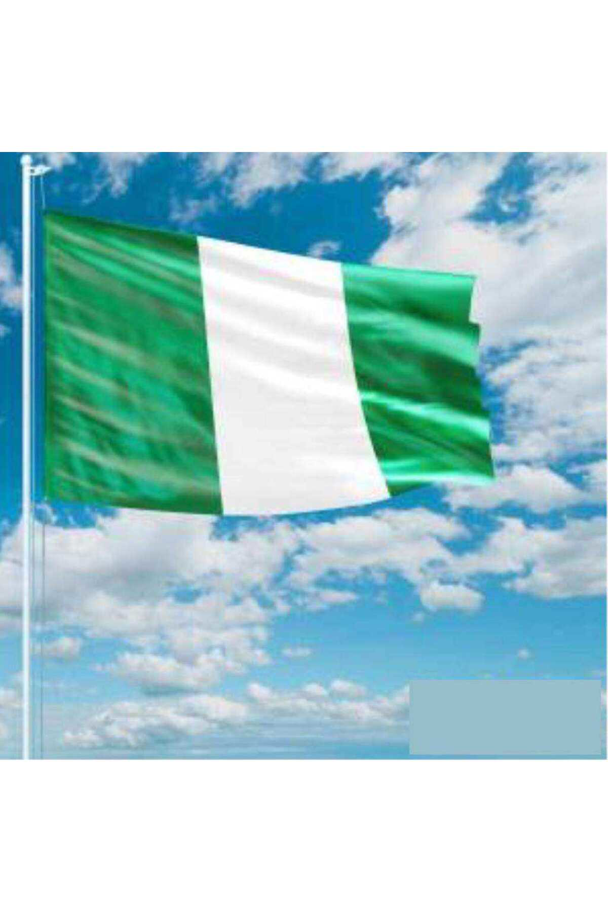 Nijerya Bayrağı - 70x105cm - Raşel Kumaş bayrak