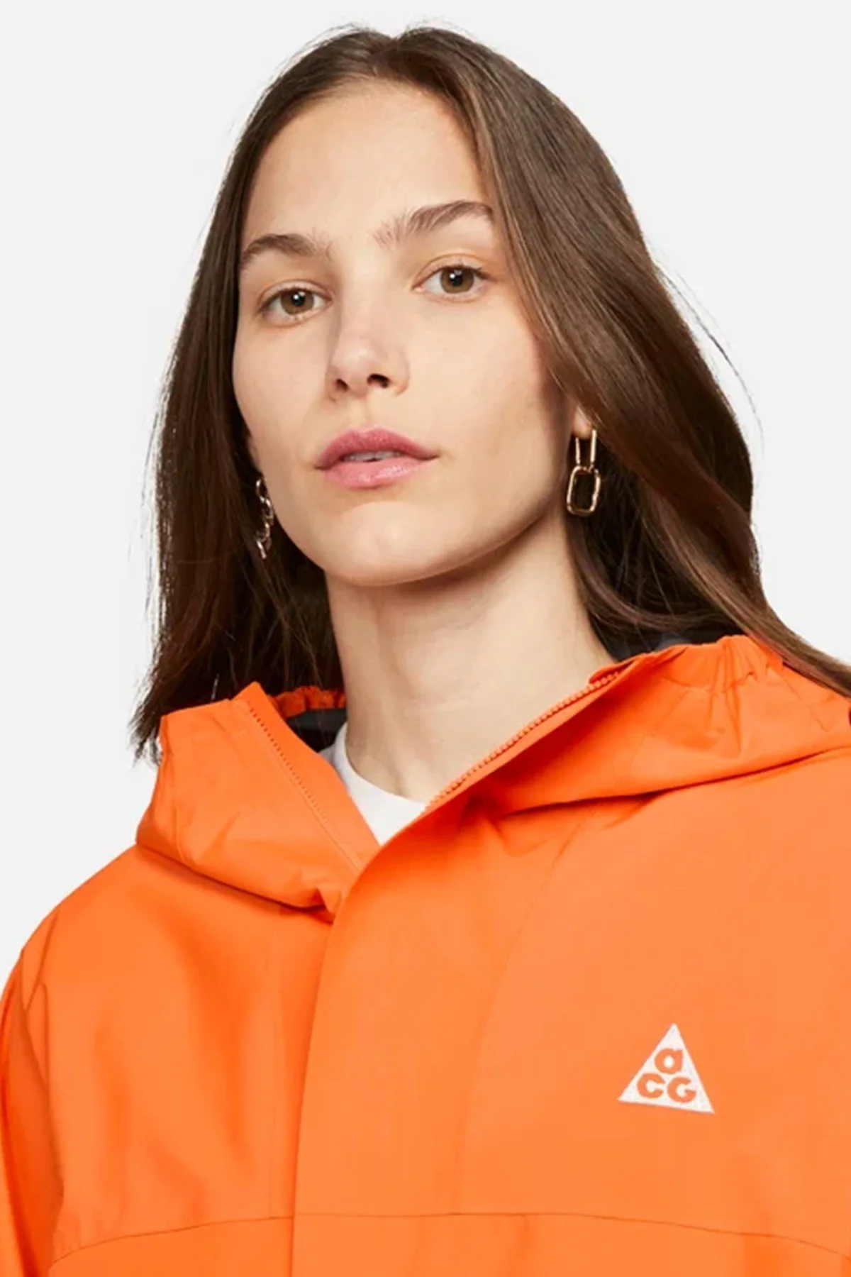 Nike ACG Women's Storm-FIT Water-Resistant Lightweight Jacket Orange Outdoor Suitici Spor Ceket Turuncu