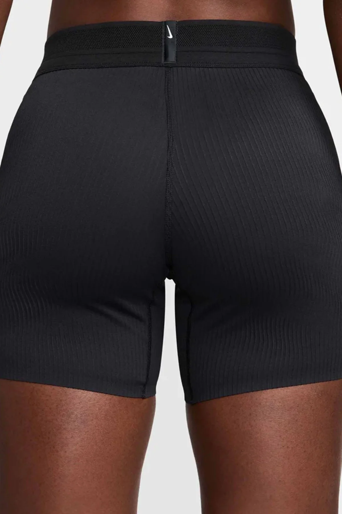 Nike AeroSwift Faith Kipyegon Dri-FIT ADV Mr 5"Mid Rise Brief Lined Running Short Kadın Pileseli Slip Astarlı Koşu Şortu Siyah