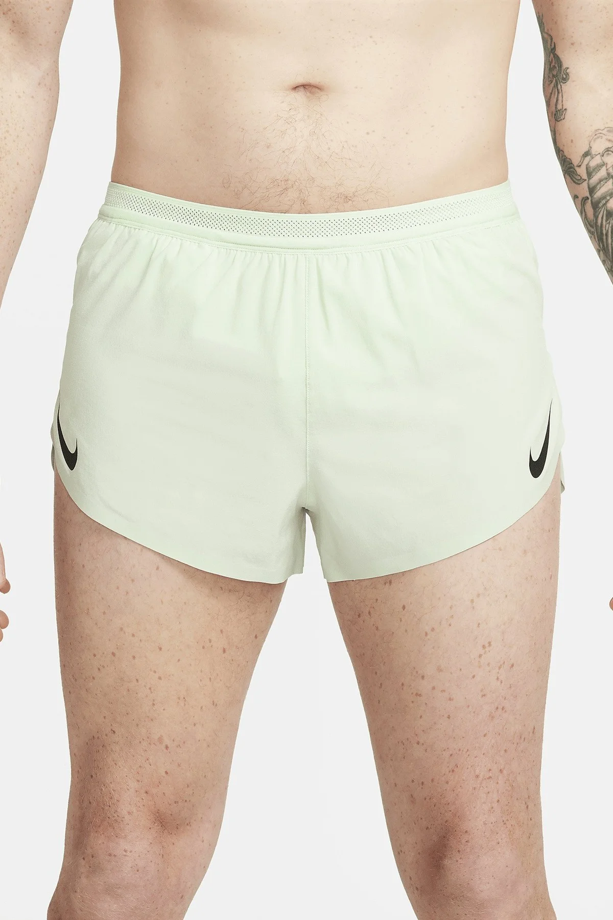 Nike AeroSwift Men's Dri Fit ADV 5cm (approx) Brief Lined Lİght Green Erkek Slip Astarlı Hafif Koşucu Şortu Açık Yeşil
