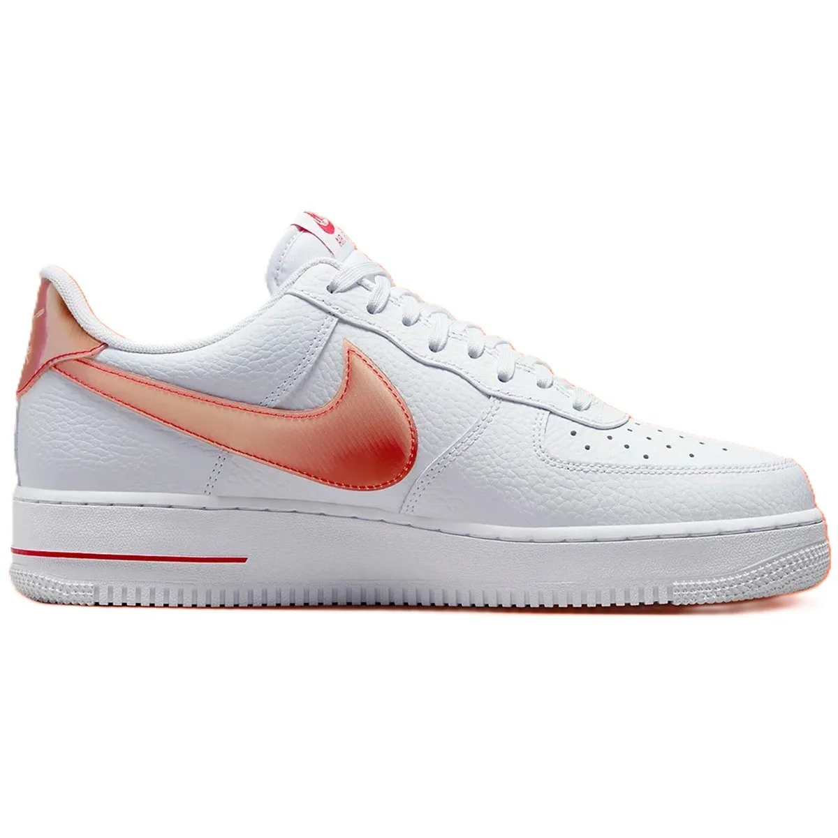 Nike Air Force 1 '07 Jumbo Swoosh Leather Hakiki Deri Erkek Spor Ayakkabı Beyaz Turuncu Nike Air Force 1 '07 Jumbo Swoosh Leather Hakiki Deri Erkek Spor Ayakkabı Beyaz Turuncu