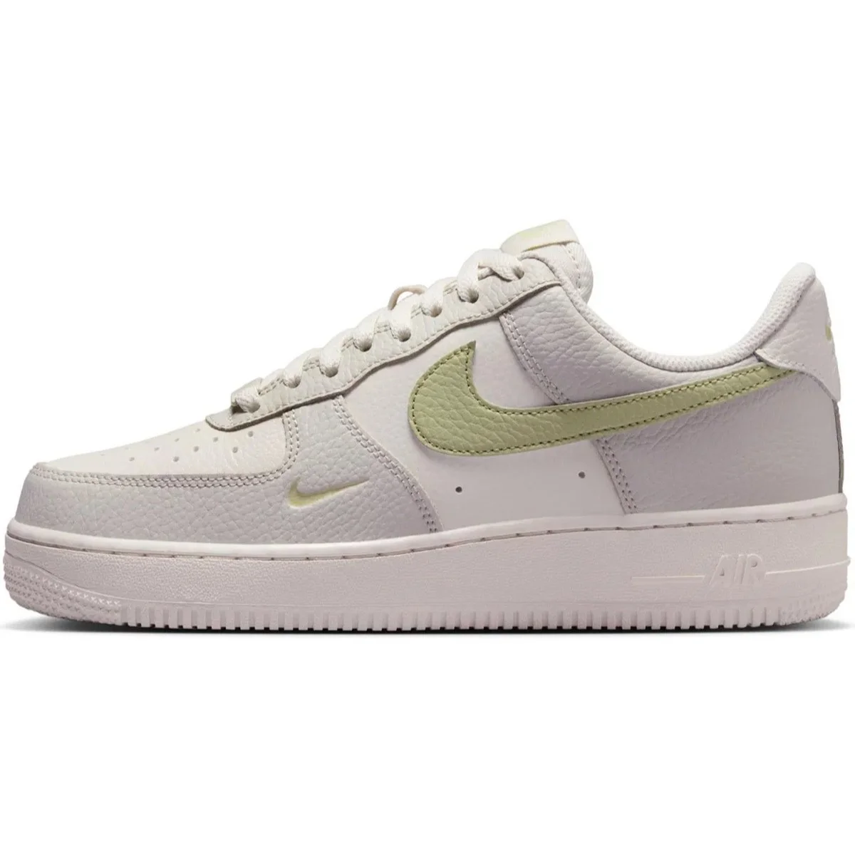 Nike Air Force 1 '07 Leather Unisex Sneaker Hakiki Deri Günlük Spor Ayakkabı Beyaz Gri Nike Air Force 1 '07 Leather Unisex Sneaker Hakiki Deri Günlük Spor Ayakkabı Beyaz Gri
