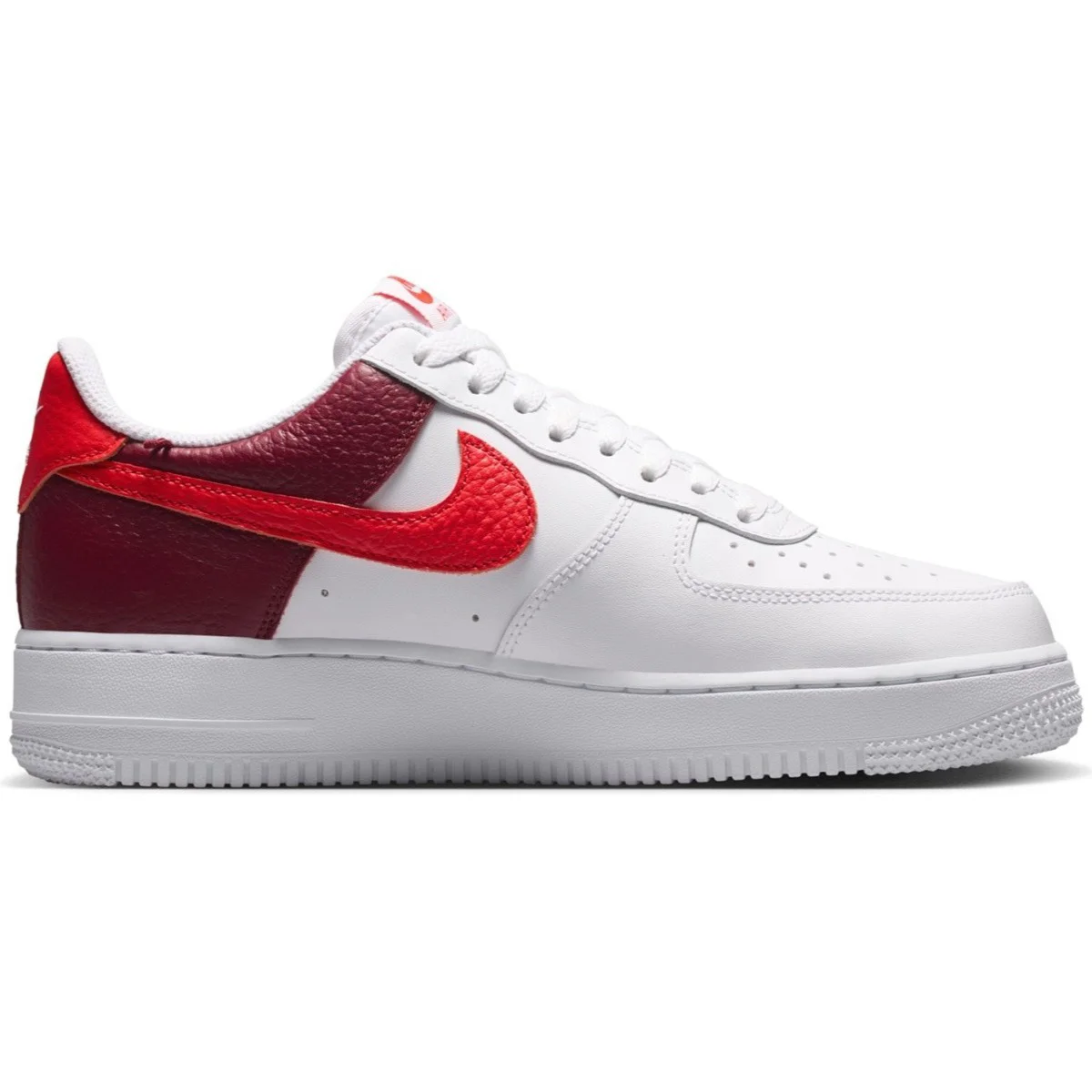 Nike Air Force 1 '07 Low  AF1 Leather Unisex Sneaker Hakiki Deri Günlük Spor Ayakkabı Beyaz