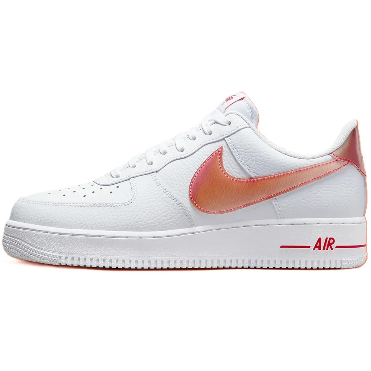 Nike Air Force 1 '07 Jumbo Swoosh Leather Hakiki Deri Erkek Spor Ayakkabı Beyaz Turuncu Nike Air Force 1 '07 Jumbo Swoosh Leather Hakiki Deri Erkek Spor Ayakkabı Beyaz Turuncu