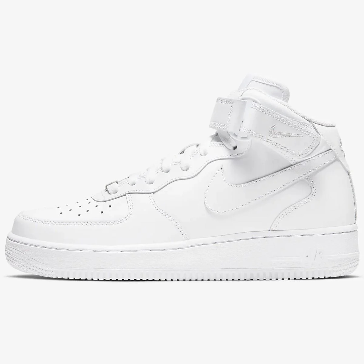 Nike Air Force 1 '07 Mid Leather Unisex Sneaker Hakiki Deri Yüksek Bilek Günlük Spor Ayakkabı Beyaz Nike Air Force 1 '07 Mid Leather Unisex Sneaker Hakiki Deri Yüksek Bilek Günlük Spor Ayakkabı Beyaz