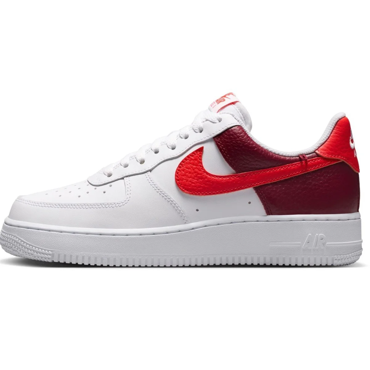 Nike Air Force 1 '07 Low  AF1 Leather Unisex Sneaker Hakiki Deri Günlük Spor Ayakkabı Beyaz